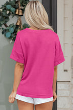 Alexia Short Sleeve Knit Top
