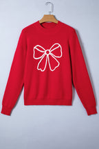 Arya Embroidered Graphic Ribbed Sweater