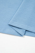 Henley Short Puff Sleeve Top