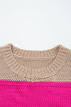 Florence Block Drop Shoulder PLUS Sweater