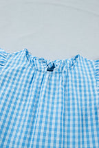 Deborah Sleeve Gingham Maxi Dress
