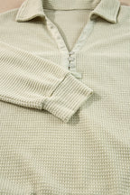 Dulce Parchment Textured Long Sleeve Lounge Set