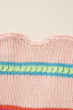 Chiola Pattern Knit Oversize Cardigan
