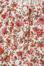 Carter Notched Puff Sleeve Blouse