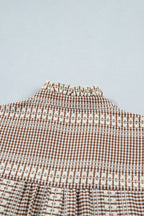 Maggie Puff Sleeve Gingham Blouse