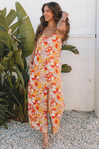 Navy Wide Leg Sleeveless Jumpsuit