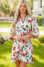 Aliya Half Sleeve Shift Dress