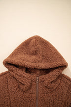 Bethany Up Hooded Sherpa Jacket