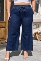 Analeia Wide Leg Casual PLUS Jeans
