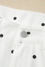 Elise Embroidered Scallop Hem Shorts