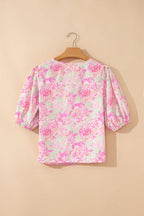 Ayla Short Puff Sleeve Blouse