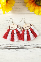 Lottie Braided Tasseled Drop Earrings