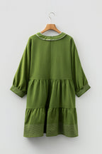 Patara Sleeve Tiered Mini Dress
