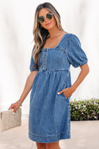 Karina Puff Sleeve Mini Dress