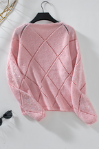 Amelia Pattern Sequin Detail Sweater