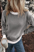 Evelyn Edge Drop Shoulder Sweater
