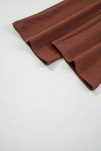 Amaris Elastic Waist Solid Pants