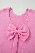 Olivia Backless Bubble Sleeve Sweater