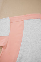 Lilliana Colorblock Pullover Casual PLUS Shorts