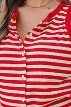 Monica Ribbed Knit Tank Top