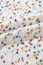 Ailany Confetti Rib Knit Long Sleeve Cardigan