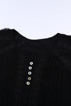 Milan Eyelet Short Sleeves Top