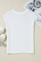 Jemma Sweater Tee with Side Slits