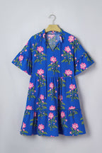 Lillian Sleeve Loose Flower Dress