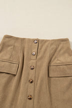 Xiomara Front Faux Mini Skirt