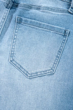 Dream Slit Leg Straight Jeans