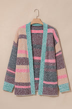 Elsa Slit Open Front Cardigan