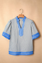 Joanna Detail Short Sleeve Blouse