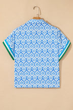 Jade Sleeve Summer Blouse Top