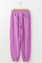 Antonella Solid Color Jogger Pants