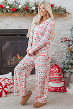 Sarai Christmas Pattern Print Shirt
