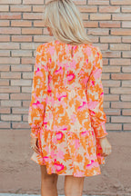 Jane Sleeve Ruffle Mini Dress