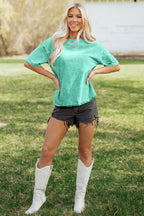 Itzel Mineral Washed Oversize Tee