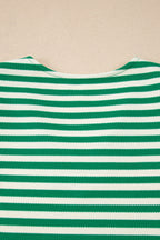 Leighton Short Sleeve Patchwork Blouse
