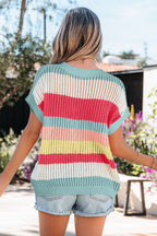 Joelle Knit Short Sleeve Sweater