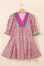 Annika Bubble Sleeve Mini Dress