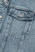 Evelyn Flap Frayed Detail Vest