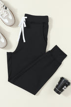 River Drawstring Waist Pocketed Leggings