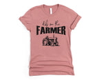 Wholesale Dibs on the Farmer Graphic Tee - Mauve