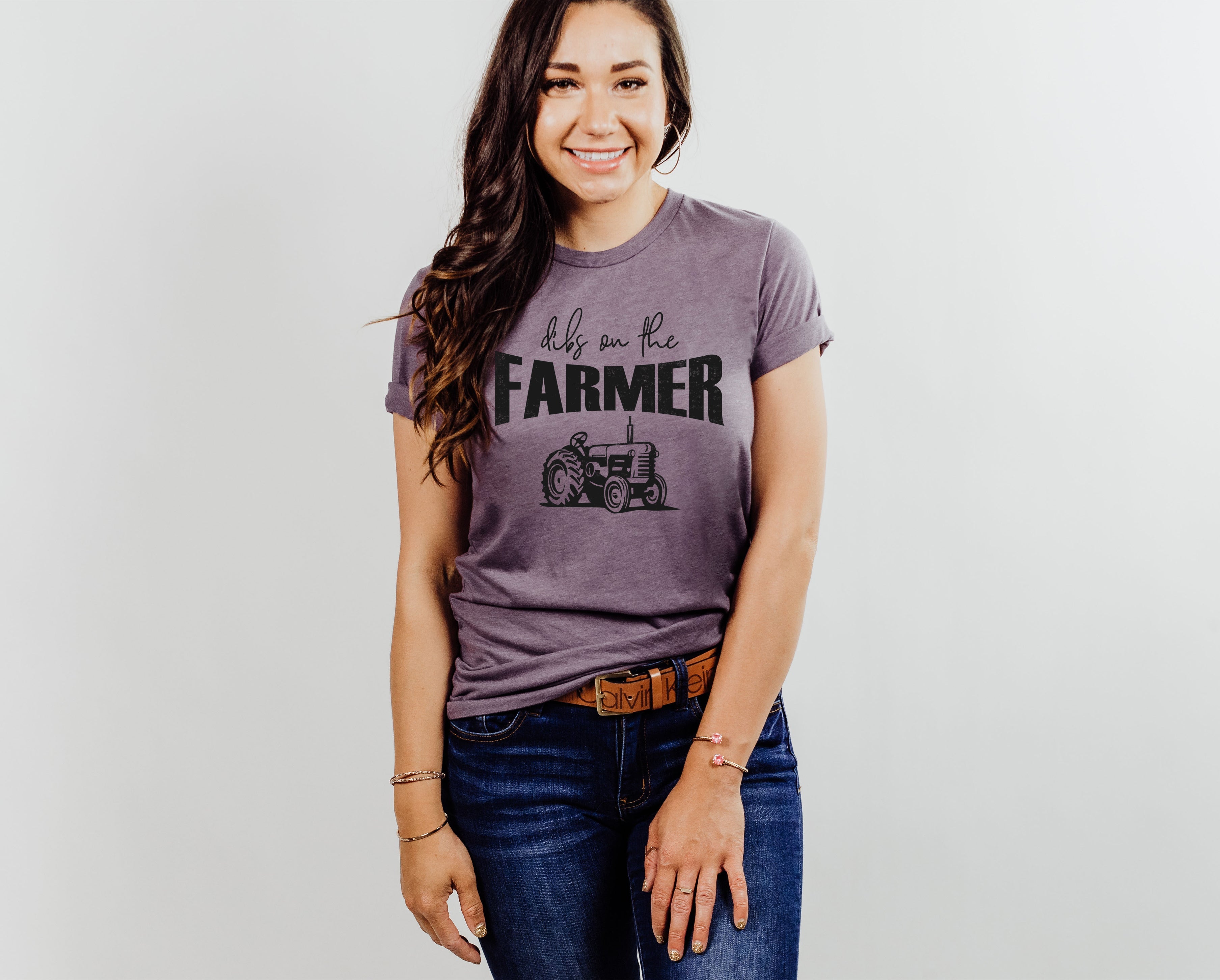 Wholesale Dibs on the Farmer Graphic Tee - Tan