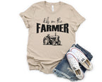 Wholesale Dibs on the Farmer Graphic Tee - Heather Purple