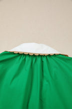 Eileen Collar Short Sleeve Blouse