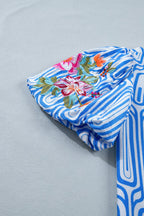 Aadhya Embroidered Puff Sleeve Blouse