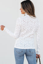 Kaliyah See Through Mock Long Sleeve Top