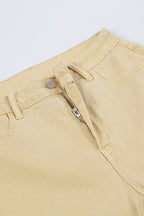 Gabriela Raw Edge Mid Waist Flared Jeans