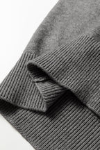 Katelyn Patchwork Cuffs Loose Sweater